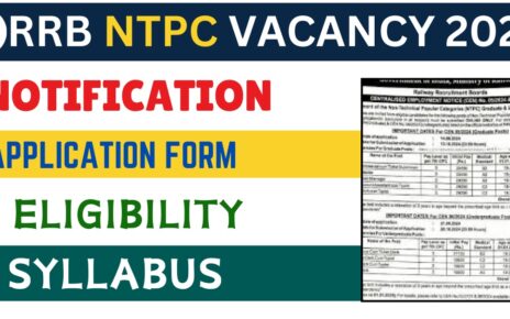 RRB NTPC Vacancy 2024