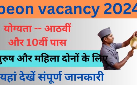 Peon Recruitment 2025